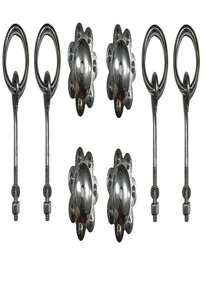 EVNCOM Marshland Metal Jhula Swing Bottom Kada Hooks Hanging Accessories Swing Accessory Kada Pack of 4 - Image 2
